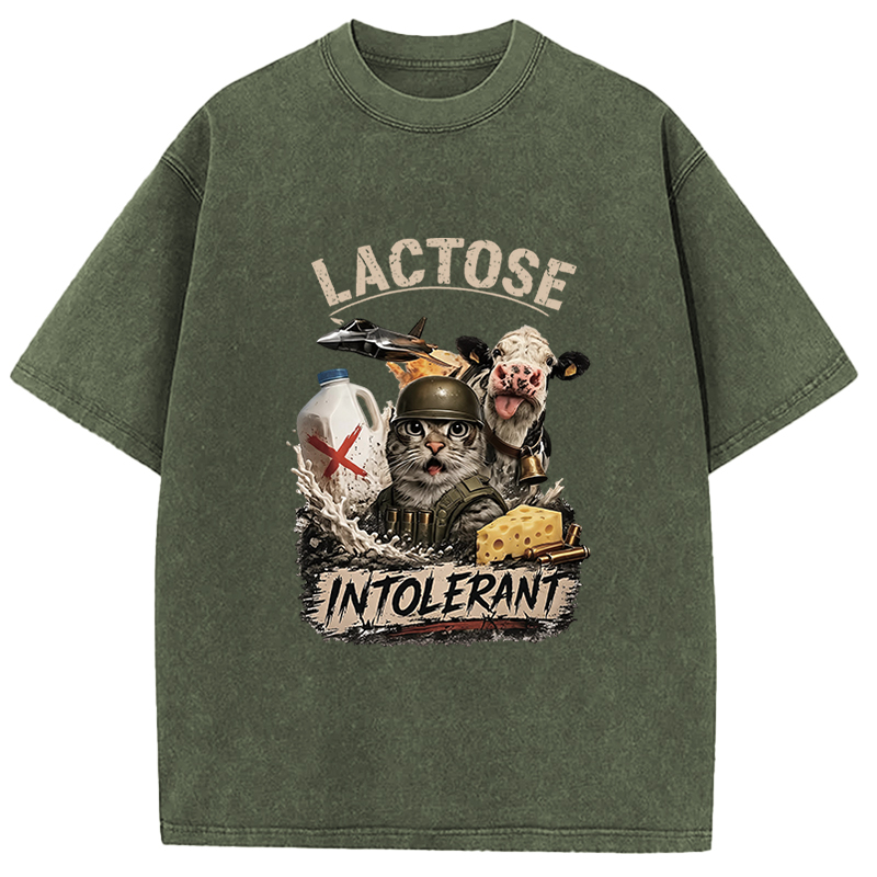 Tokyocanvas Dairy Is My Enemy Washed T-Shirt