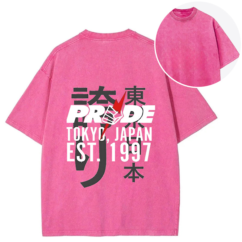 Tokyocanvas Pride FC Tokyo Japan Back Washed T-Shirt