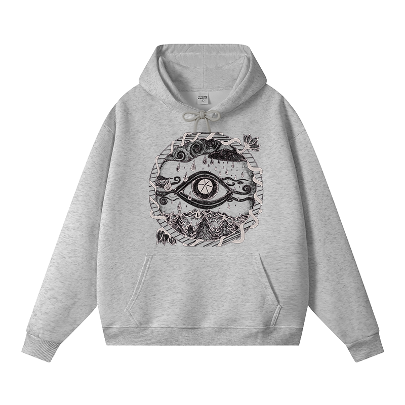 Tokyocanvas Zen Eye Fleece Lined Hoodie