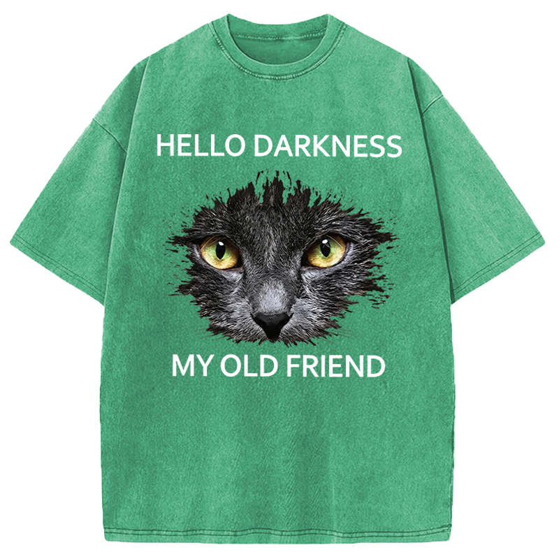 Tokyocanvas Hello Darkness My Old Friend Washed T-Shirt