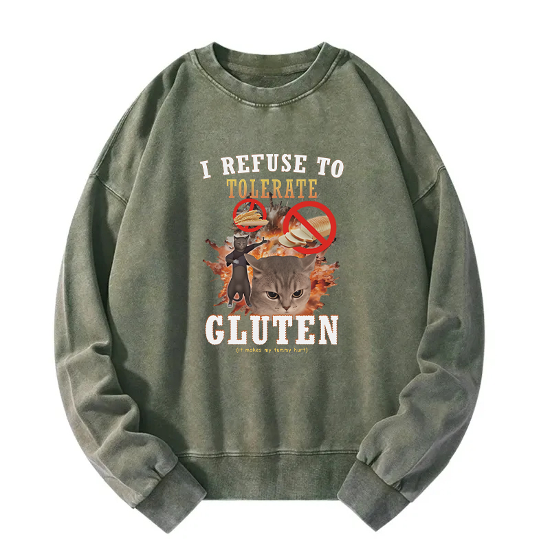 Tokyocanvas Countless Horrors Await But Remain Faithful to the Cheese Washed Sweatshirt