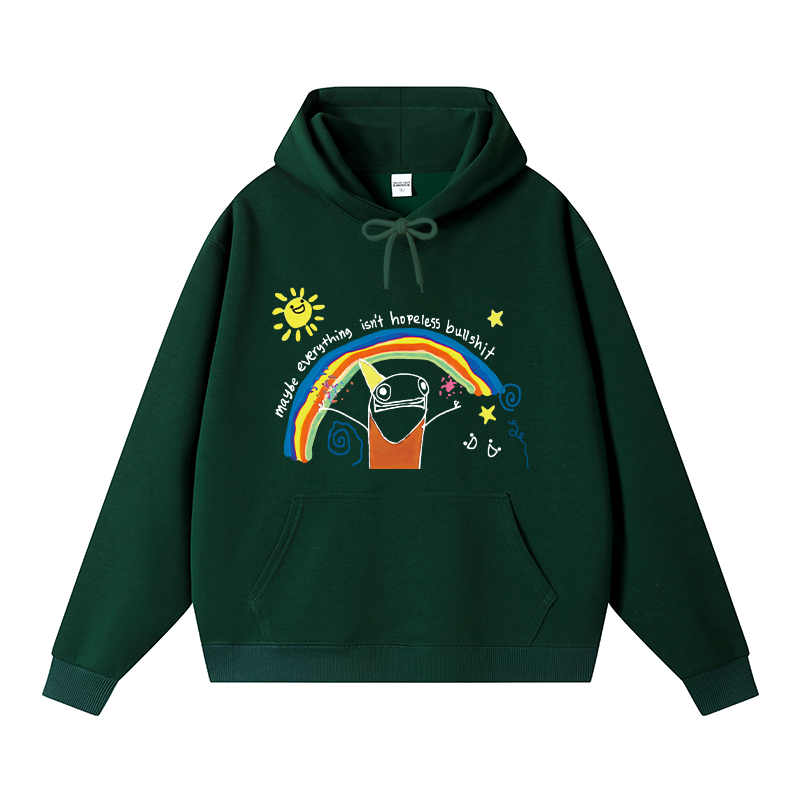 Tokyocanvas Hyperbole And A Half Fleece Lined Hoodie