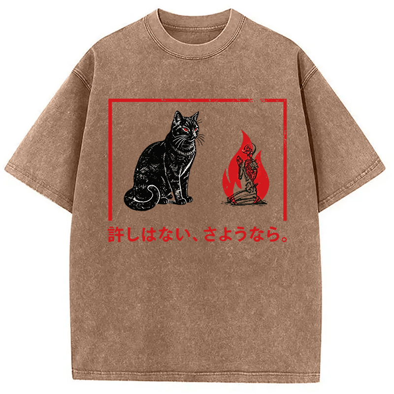 Tokyocanvas No Forgiveness Washed T-Shirt