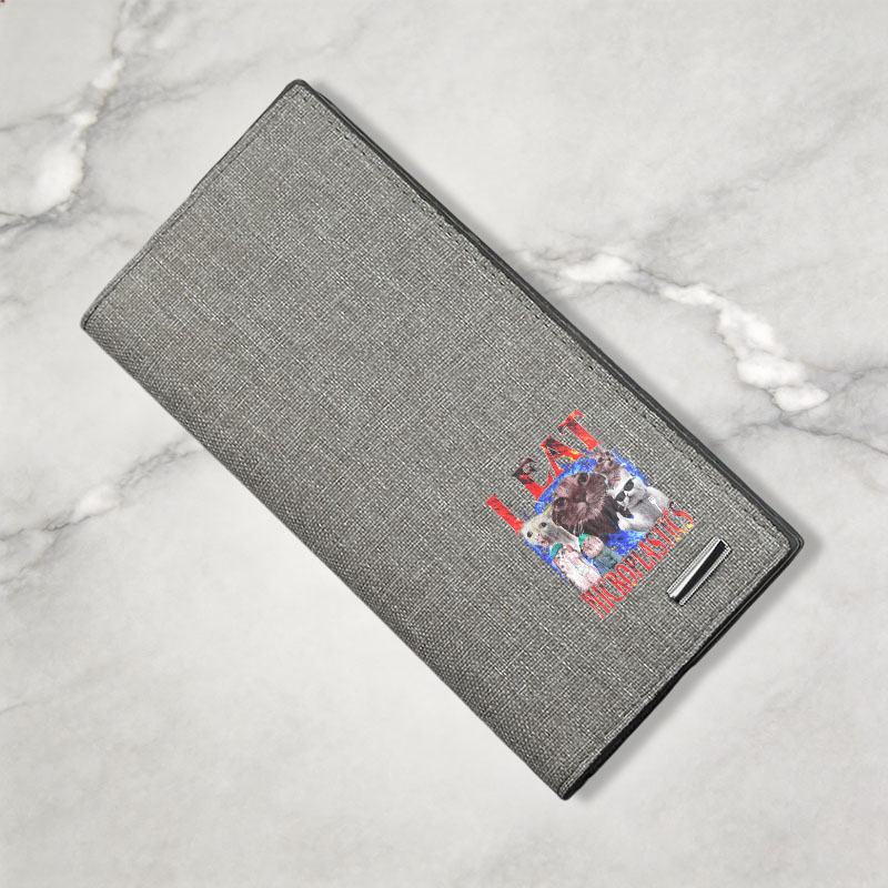 Tokyocanvas I Eat Microplastics Canvas Wallet