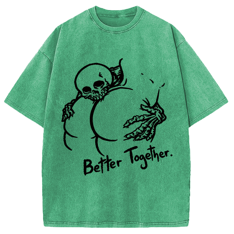 Tokyocanvas Better Together Washed T-Shirt