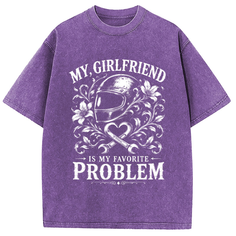 Tokyocanvas Funny Husband Washed T-Shirt