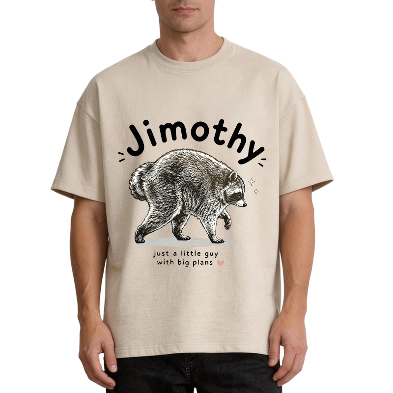 Tokyocanvas Jimothy Just A Little Guy With Big Plans Washed T-Shirt