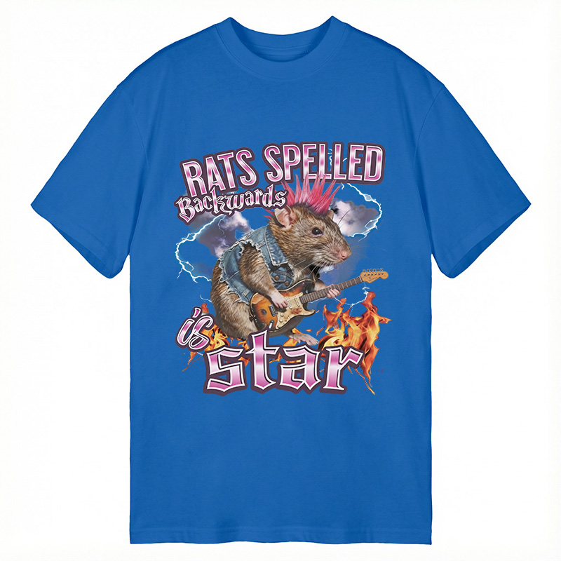 Tokyocanvas Rats Spelled Backwards Is Star Classic T-Shirt
