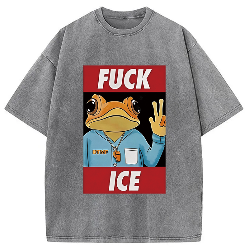 Tokyocanvas Sapo Concho Fu*k Ice Washed T-Shirt