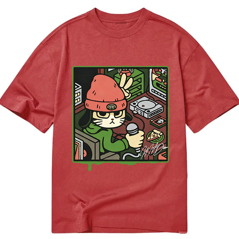 Tokyocanvas Rapper Cat Classic T-Shirt