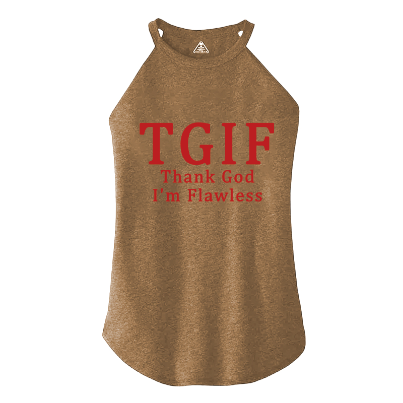 Tokyocanvas Thank God Im Flawless Y2K Cotton Tank