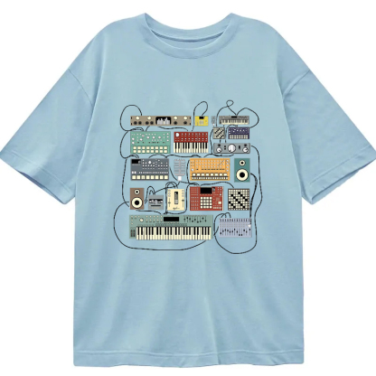 Tokyocanvas Electronic musician Synthesizer and Drum Machine Dj Classic T-Shirt