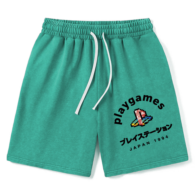Tokyocanvas Play Games Japan Washed Short