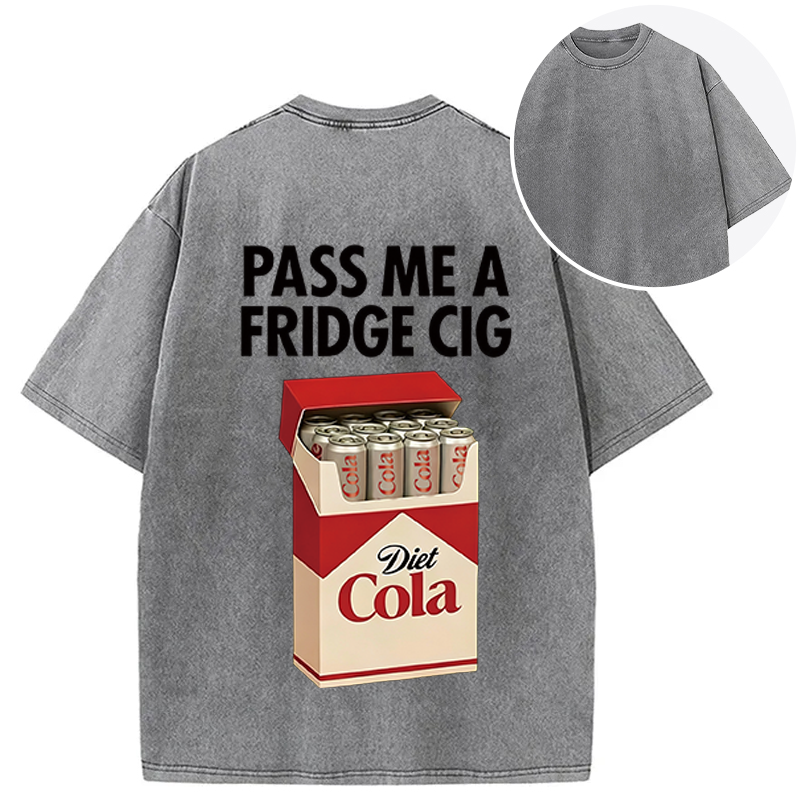 Tokyocanvas I Need A Diet Cola Back Washed T-Shirt