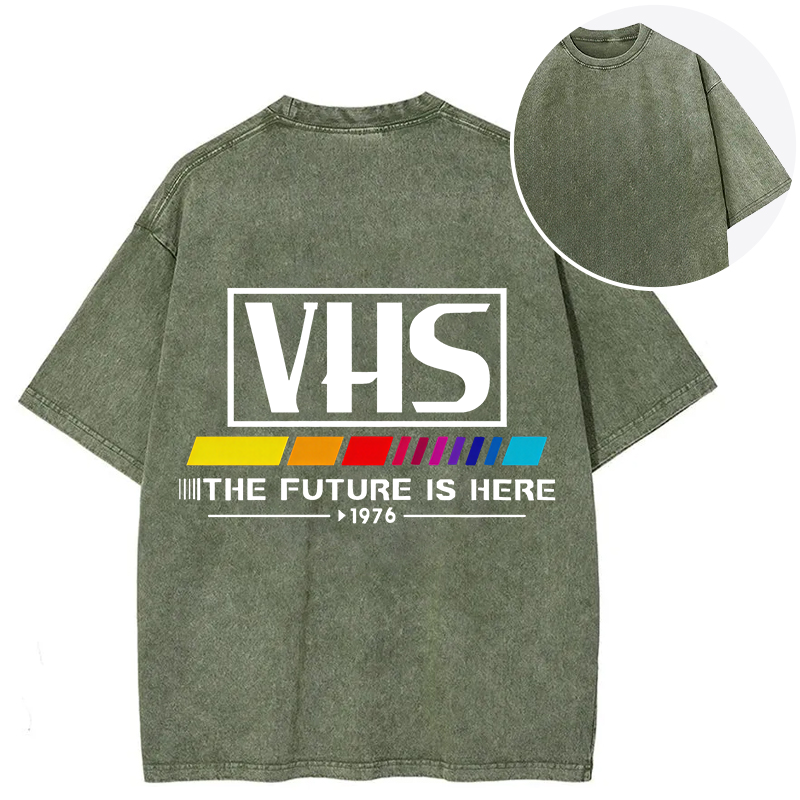Tokyocanvas VHS 1976 Vintage Back Washed T-Shirt