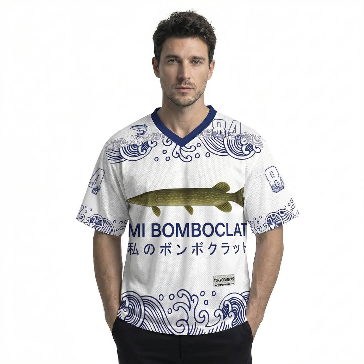 Tokyocanvas Mi Bomboclat Fish Meme Mesh Jersey