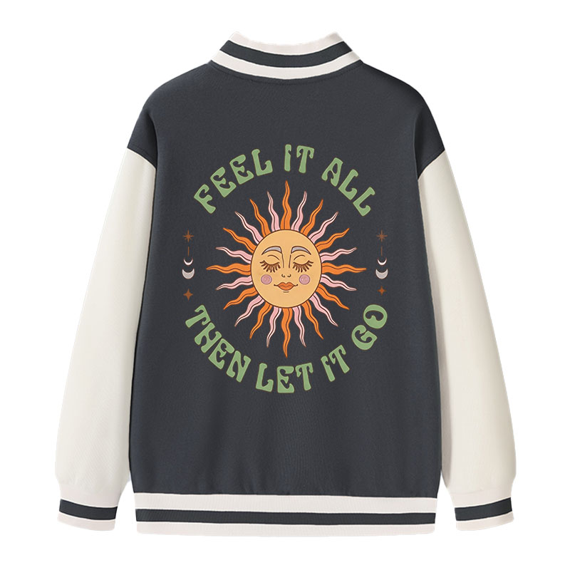 Tokyocanvas Breathe and Release Varsity Jacket