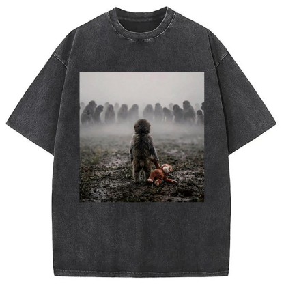 Tokyocanvas Punch Monkey Washed T-Shirt