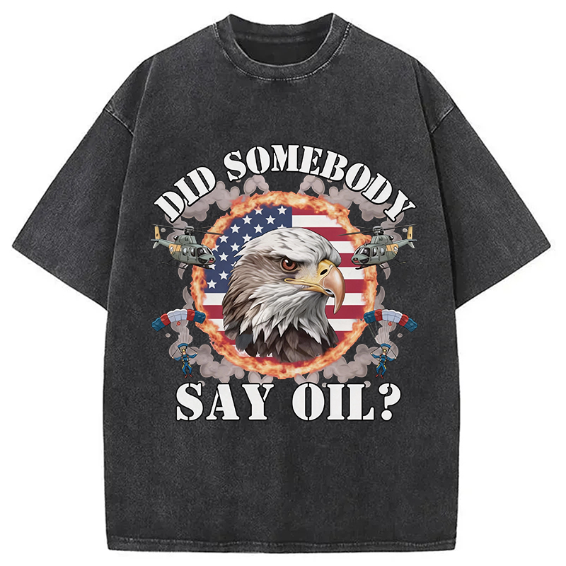 Tokyocanvas Cringey USA Meme Washed T-Shirt