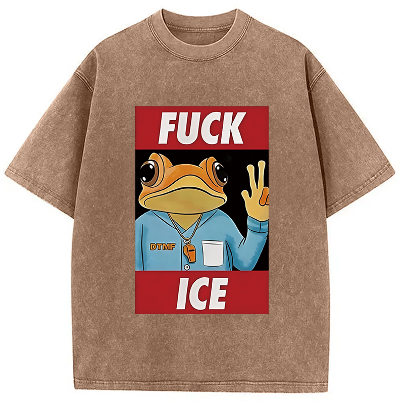 Tokyocanvas Sapo Concho Fu*k Ice Washed T-Shirt