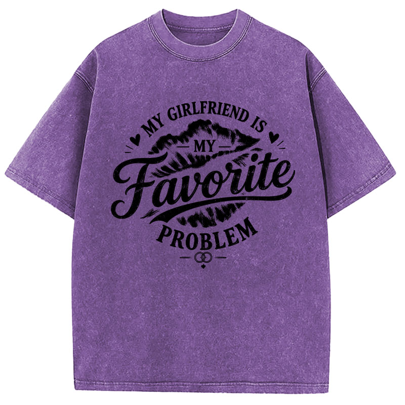 Tokyocanvas Favorite Problem Washed T-Shirt
