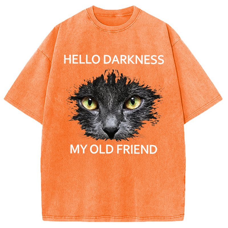 Tokyocanvas Hello Darkness My Old Friend Washed T-Shirt
