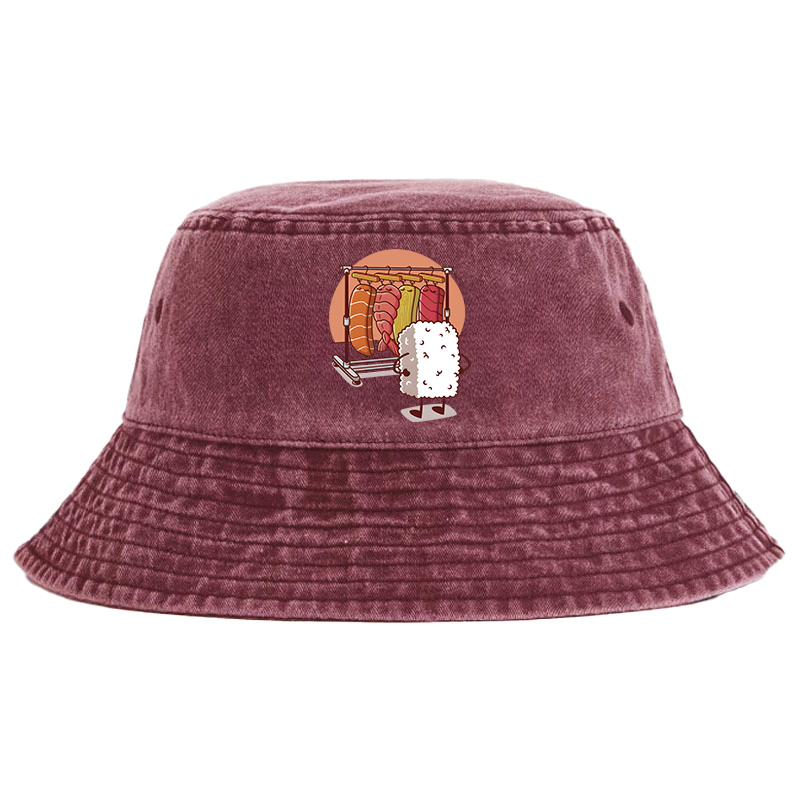 Tokyocanvas Which One Should I Wear Today Washed Bucket Hat