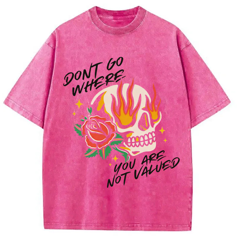 Tokyocanvas Know Your Worth Washed T-Shirt