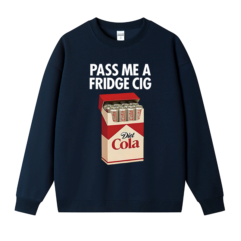 Tokyocanvas I Need A Diet Cola Fleece Lined Sweatshirt