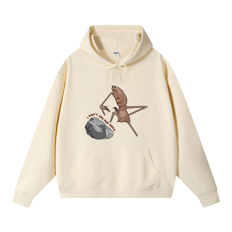 Tokyocanvas I Don't Like This Rock Fleece Lined Hoodie