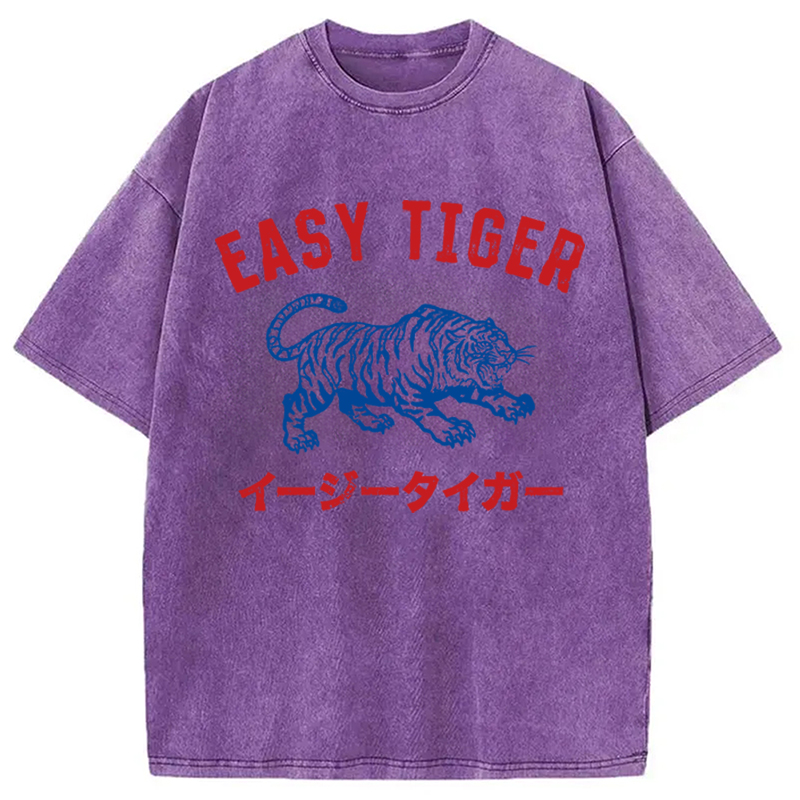 Tokyocanvas Easy Tiger Washed T-Shirt