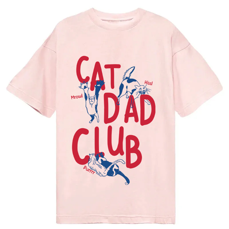 Tokyocanvas Cat Dad Club Classic T-Shirt