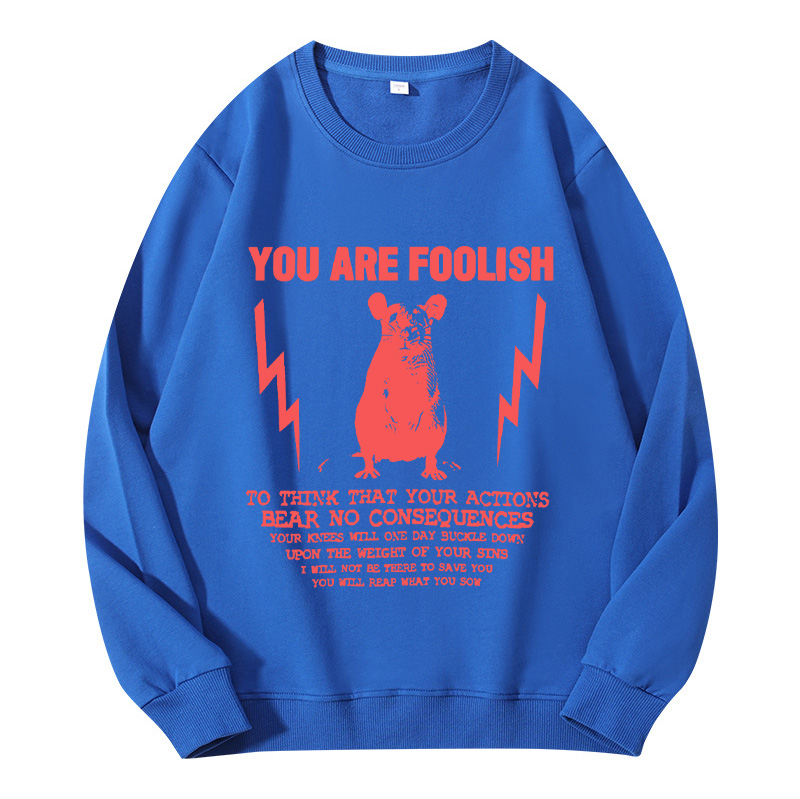Tokyocanvas You Are Foolish Rat Meme Classic Sweatshirt