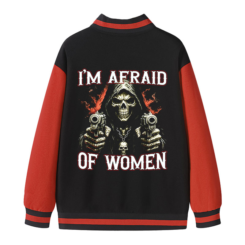 Tokyocanvas I'm Afraid Of Women Varsity Jacket