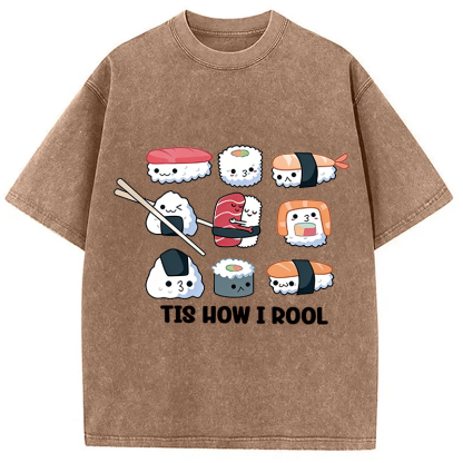 Tokyocanvas How I Roll Washed T-Shirt
