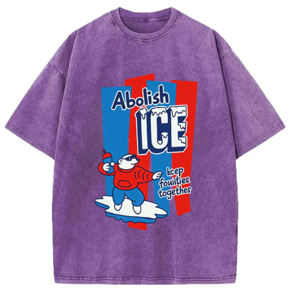 Tokyocanvas Keep Families Together Washed T-Shirt