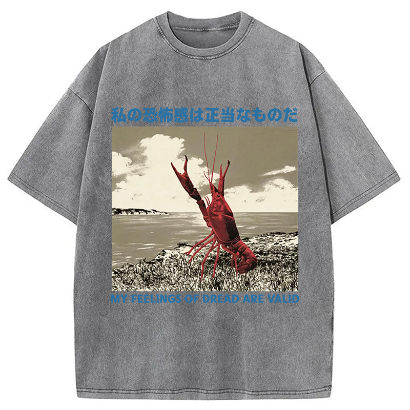 Tokyocanvas Japanese Crawfish Washed T-Shirt