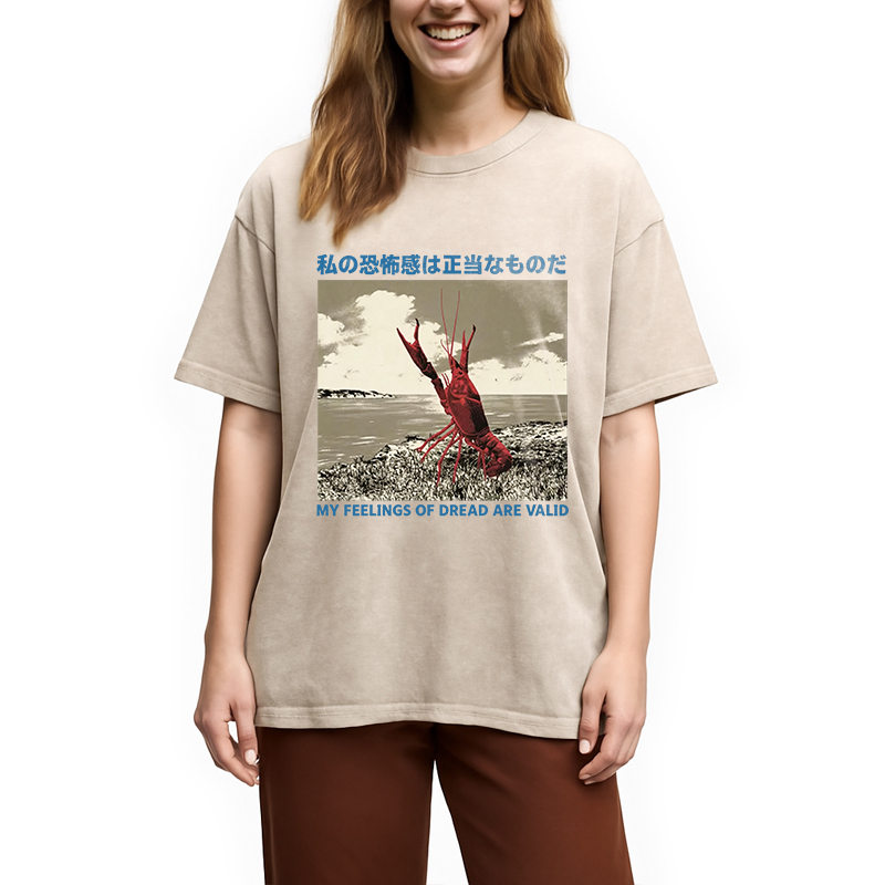 Tokyocanvas Japanese Crawfish Washed T-Shirt