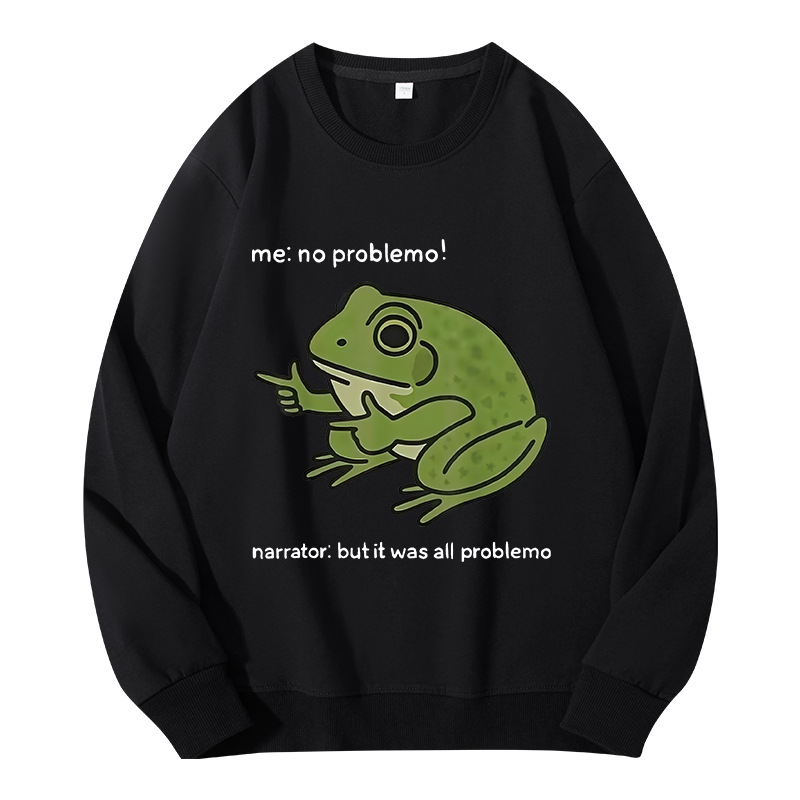 Tokyocanvas Stupid Frog Meme Classic Sweatshirt