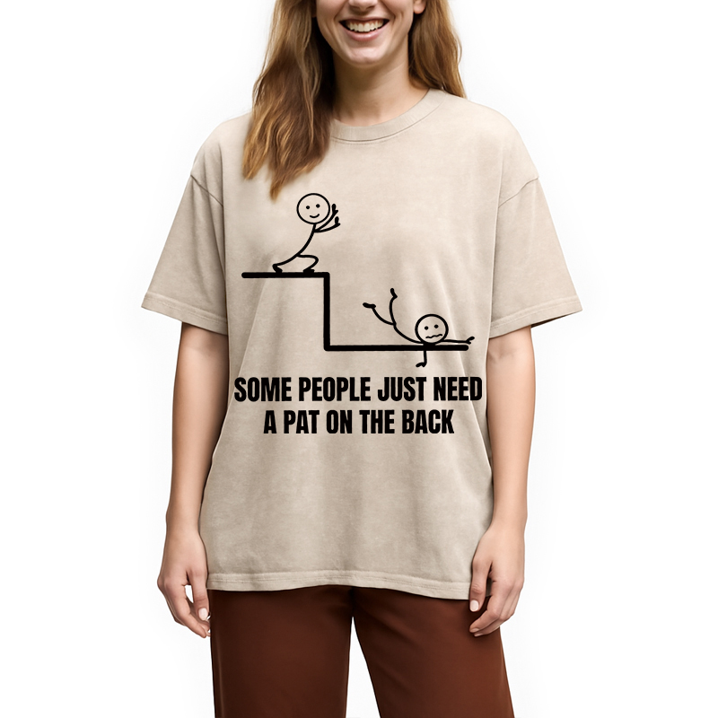 Tokyocanvas Funny Husband Meme Washed T-Shirt