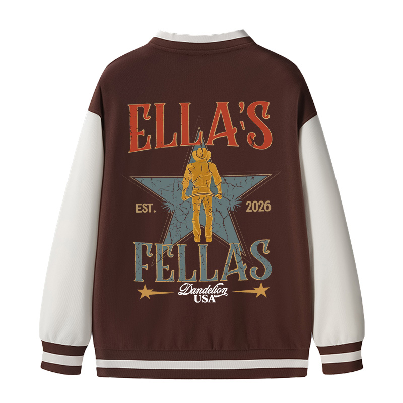 Tokyocanvas Vintage Ellas Fellas 90s Varsity Jacket