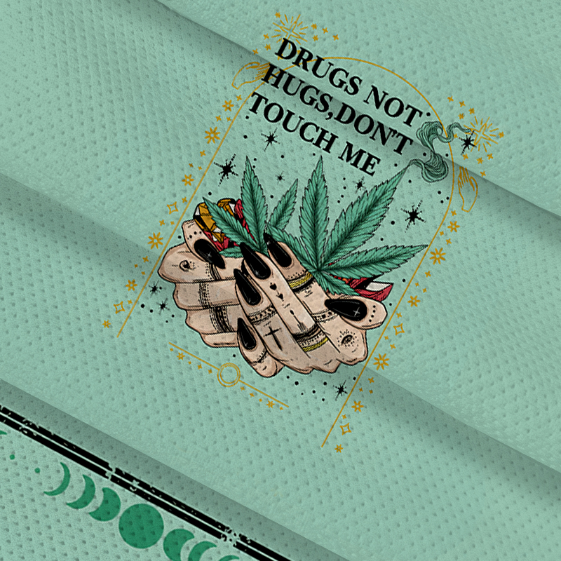 Tokyocanvas Drugs Not Hugs Jersey Short