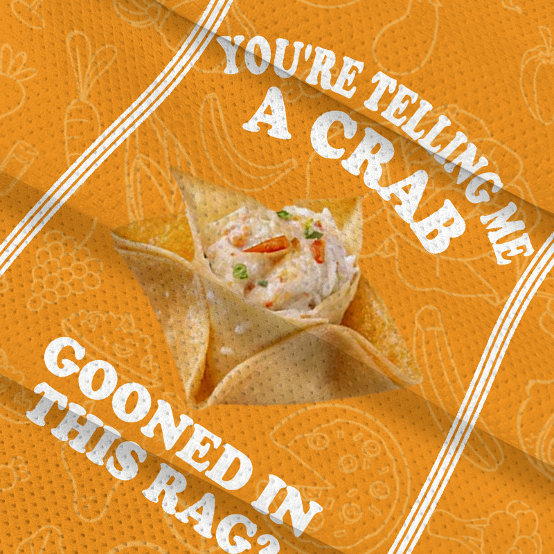 Tokyocanvas You're Telling Me A Crab Gooned in This Rag Jersey Short