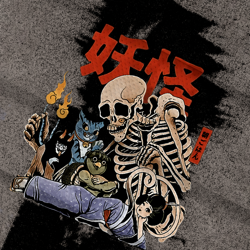 Tokyocanvas The Yokai Club Jersey Short