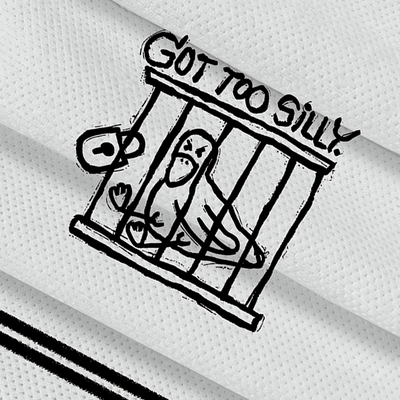 Tokyocanvas Lock Up A Stupid Goose Jersey Short