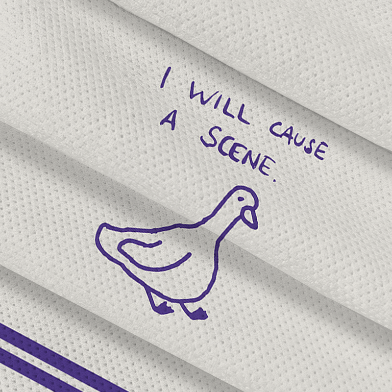 Tokyocanvas Stupid Goose Funny Jersey Short