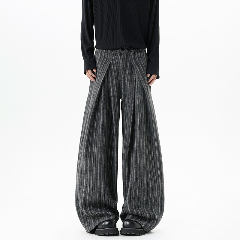 Tokyocanvas Retro Pleated Sweatpants