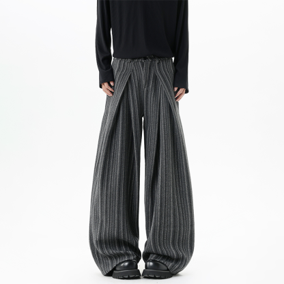 Tokyocanvas Retro Pleated Sweatpants