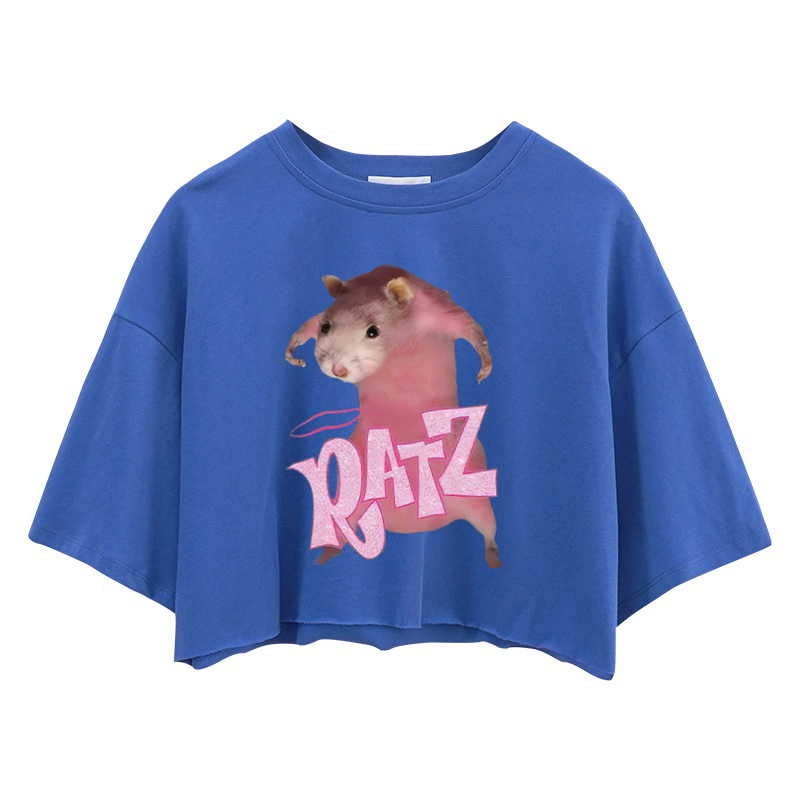 Tokyocanvas RATZ Pink Mouse Crop Top