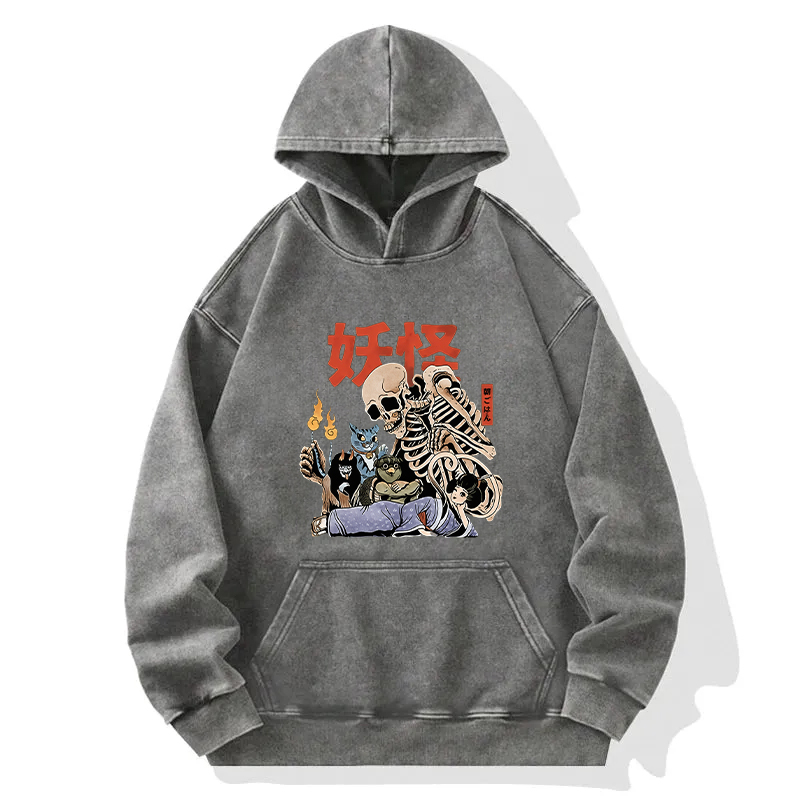 Tokyocanvas The Yokai Club Washed Hoodie